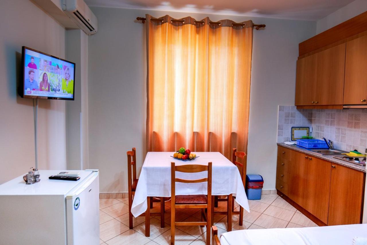 Elidon Apartments Sarande Bagian luar foto