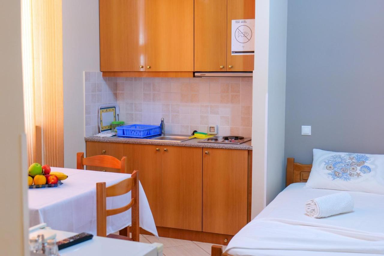 Elidon Apartments Sarande Bagian luar foto