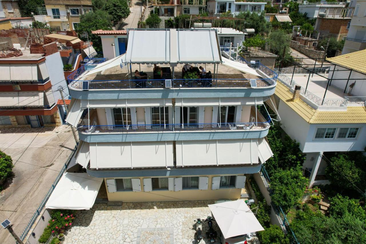 Elidon Apartments Sarande Bagian luar foto
