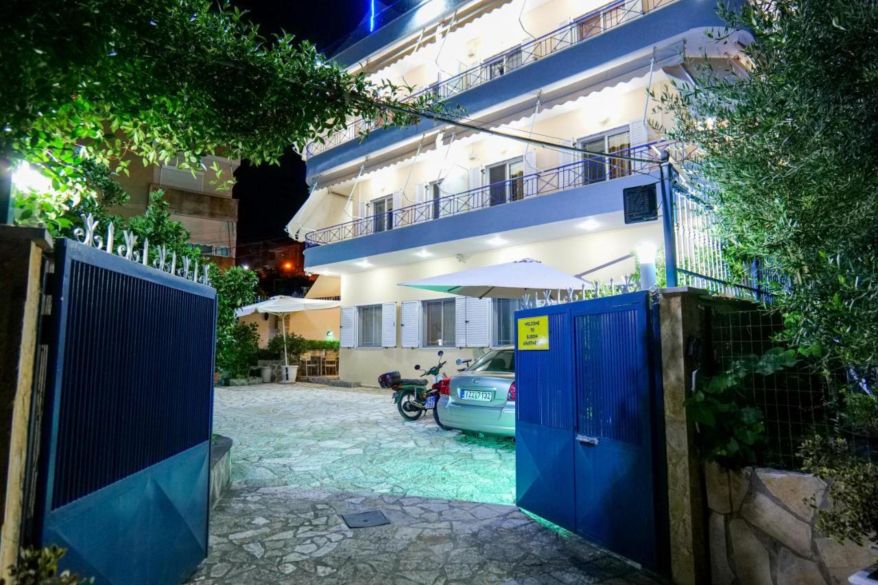 Elidon Apartments Sarande Bagian luar foto