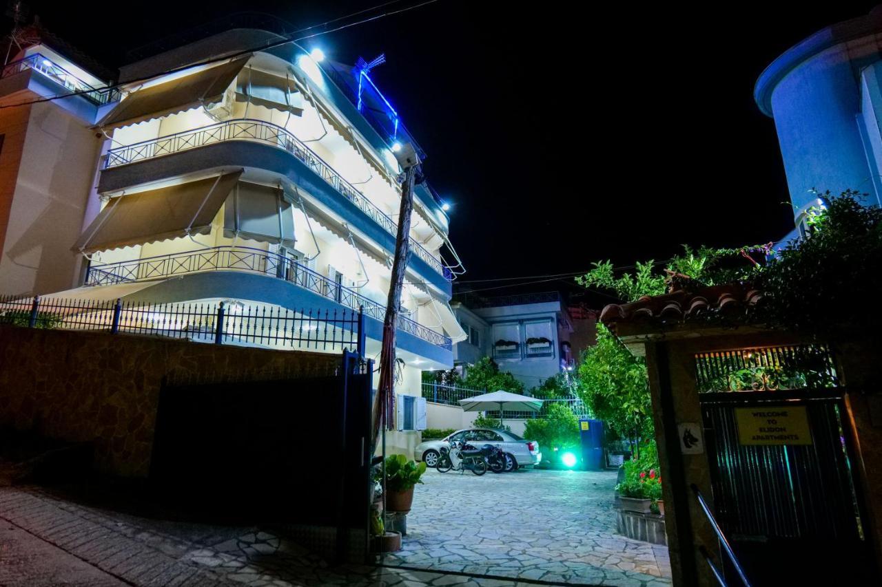 Elidon Apartments Sarande Bagian luar foto