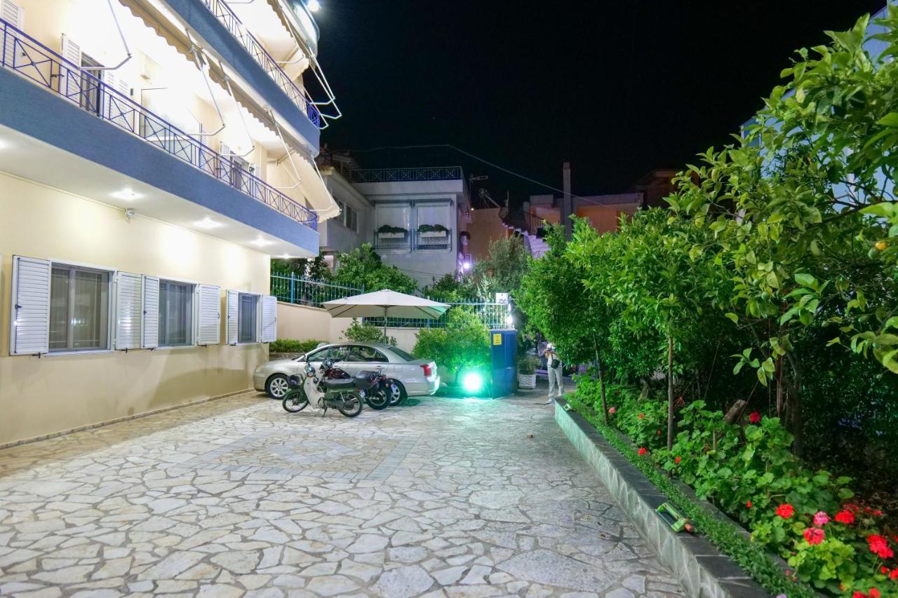 Elidon Apartments Sarande Bagian luar foto