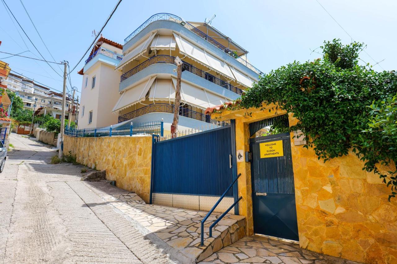Elidon Apartments Sarande Bagian luar foto