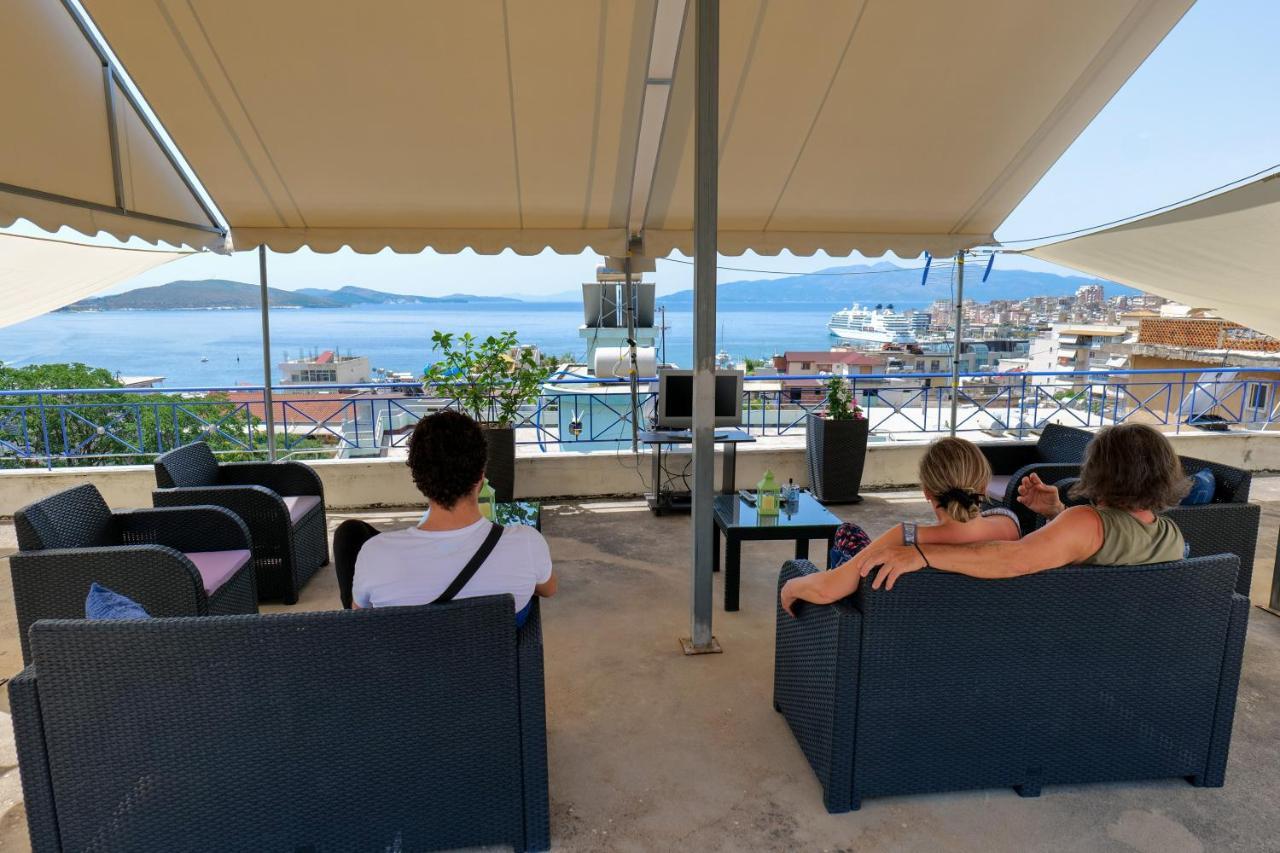 Elidon Apartments Sarande Bagian luar foto