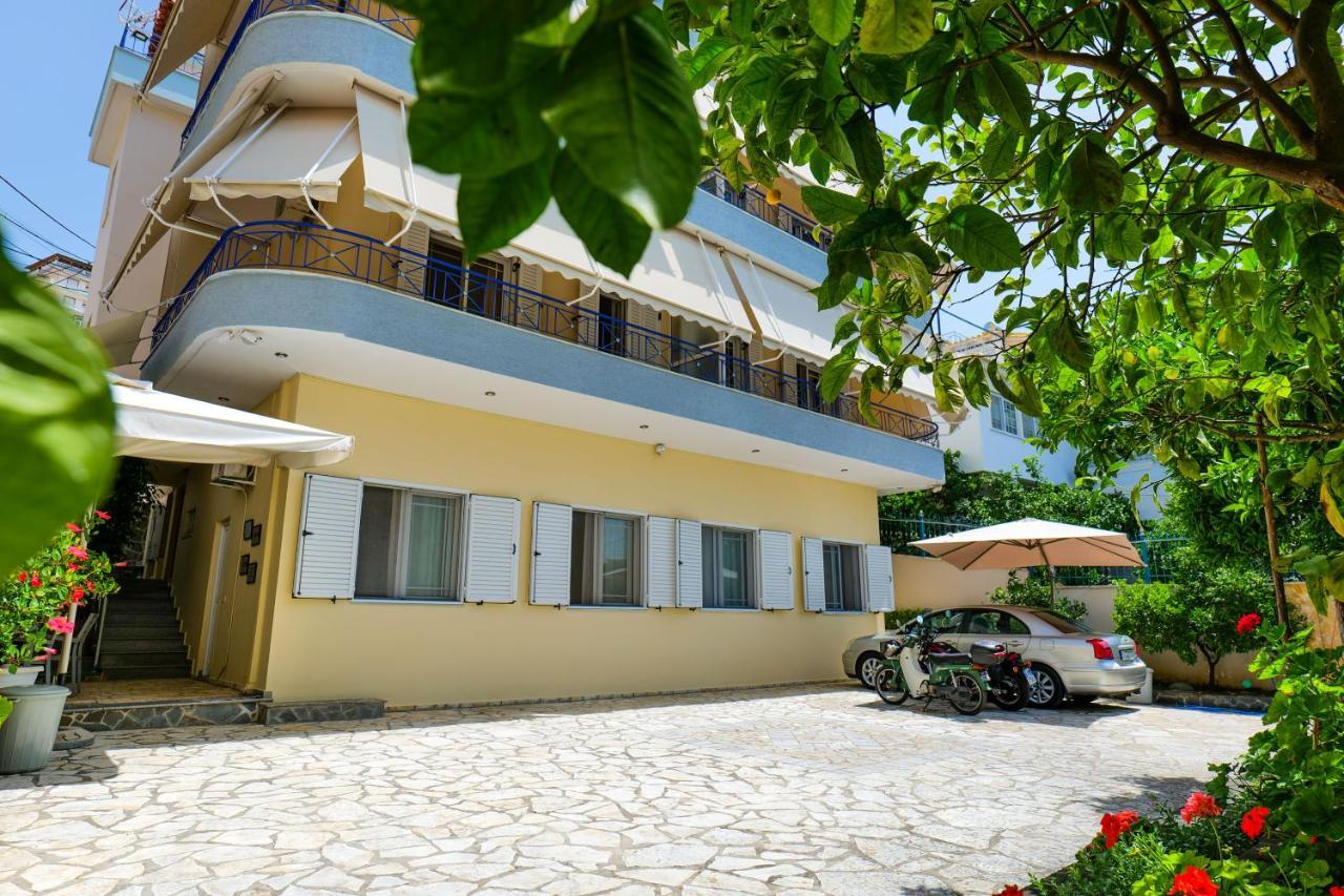 Elidon Apartments Sarande Bagian luar foto